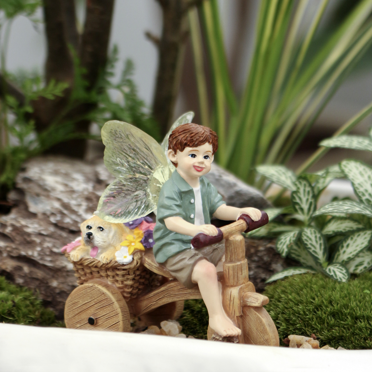 Bonsai Garden World - 1 piece of transparent winged fairy