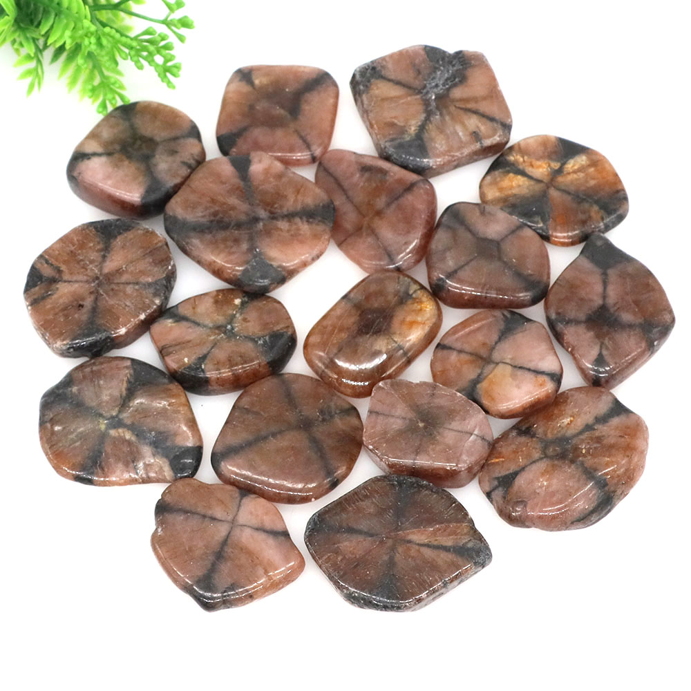 Bonsai Rock Garden - Natural Cross Chiastolite Quartz Crystals Healing