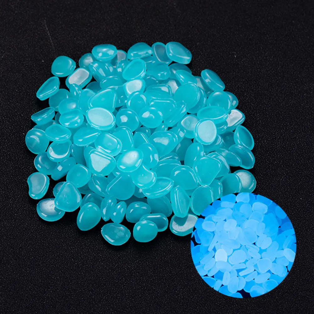 Bonsai Rock Garden - 100Pcs Pebbles Glow In The Dark