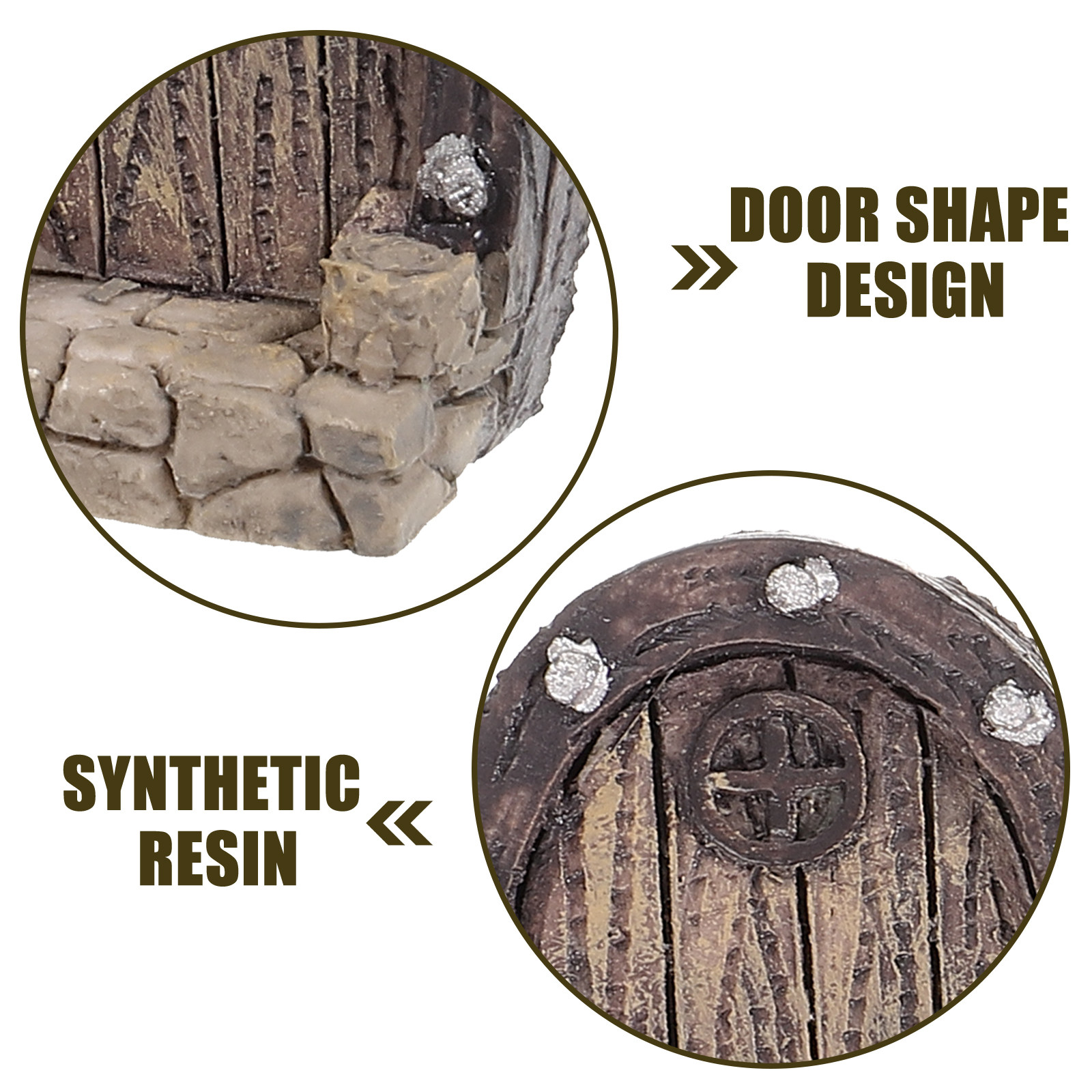 3Pcs Fairy Garden Door Miniatu - Bonsai Garden Set Up avaliação e preço