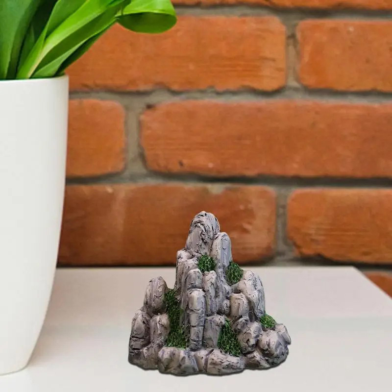 Mini Mountain Miniature Fake S - Bonsai Rock Garden avaliação e preço