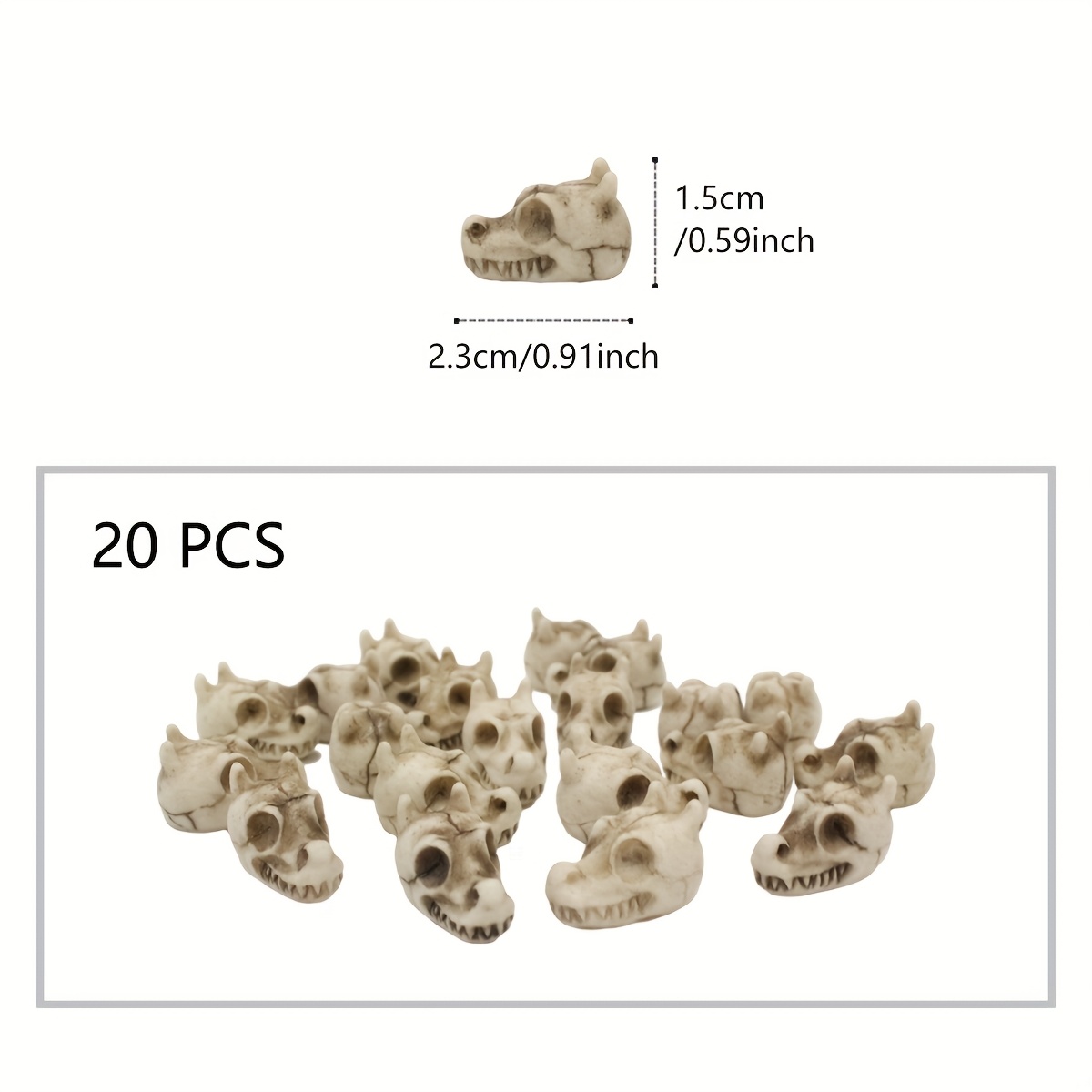 20pcs Dragon Head Skull Bonsai - Bonsai Garden World avaliação e preço