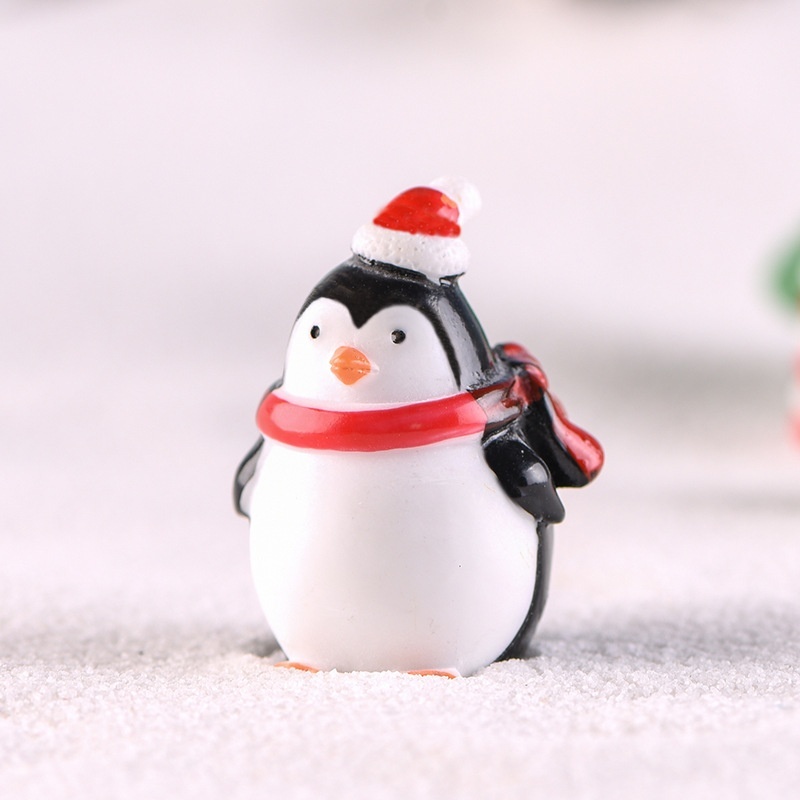 4pcs Mini Resin Penguin Micro  - Bonsai Garden World avaliação e preço