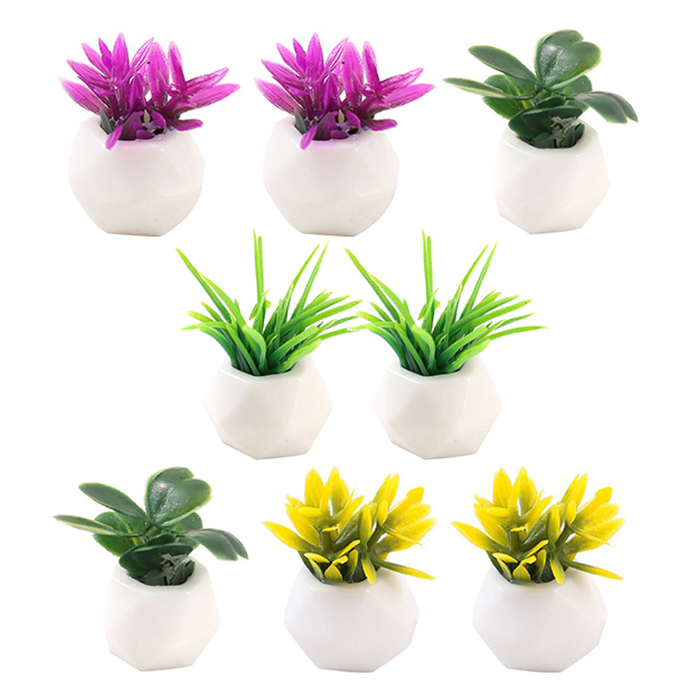 8Pcs Mini Bonsai Ornament Resi - Bonsai Garden House avaliação e preço