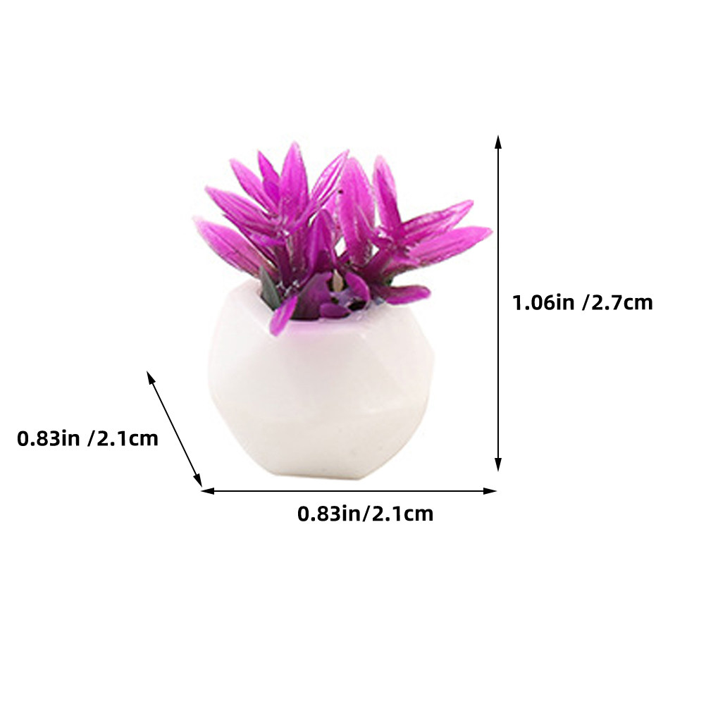 8Pcs Mini Bonsai Ornament Resi - Bonsai Garden House avaliação e preço