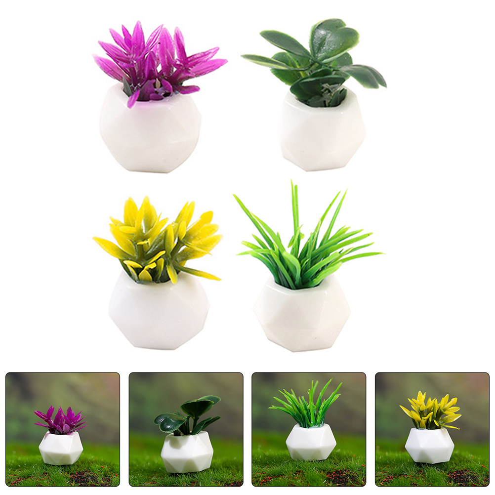 8Pcs Mini Bonsai Ornament Resi - Bonsai Garden House avaliação e preço