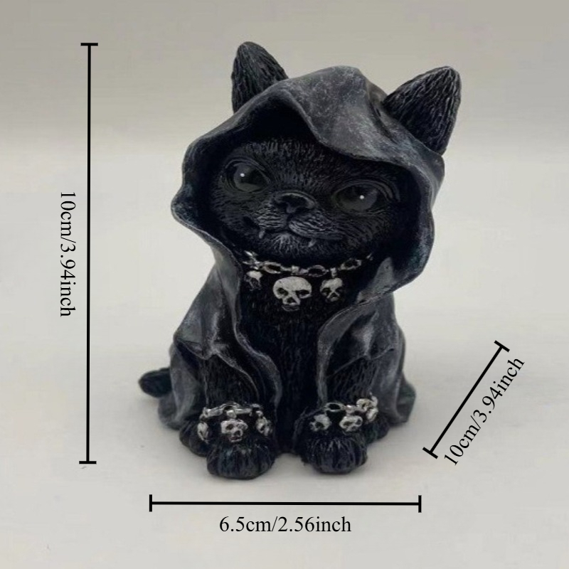 Halloween Magic Cat Resin Craf - Bonsai Garden Festival avaliação e preço
