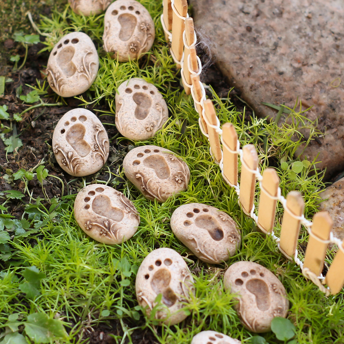 20 Pieces of Garden Footprint  - Bonsai Garden World avaliação e preço