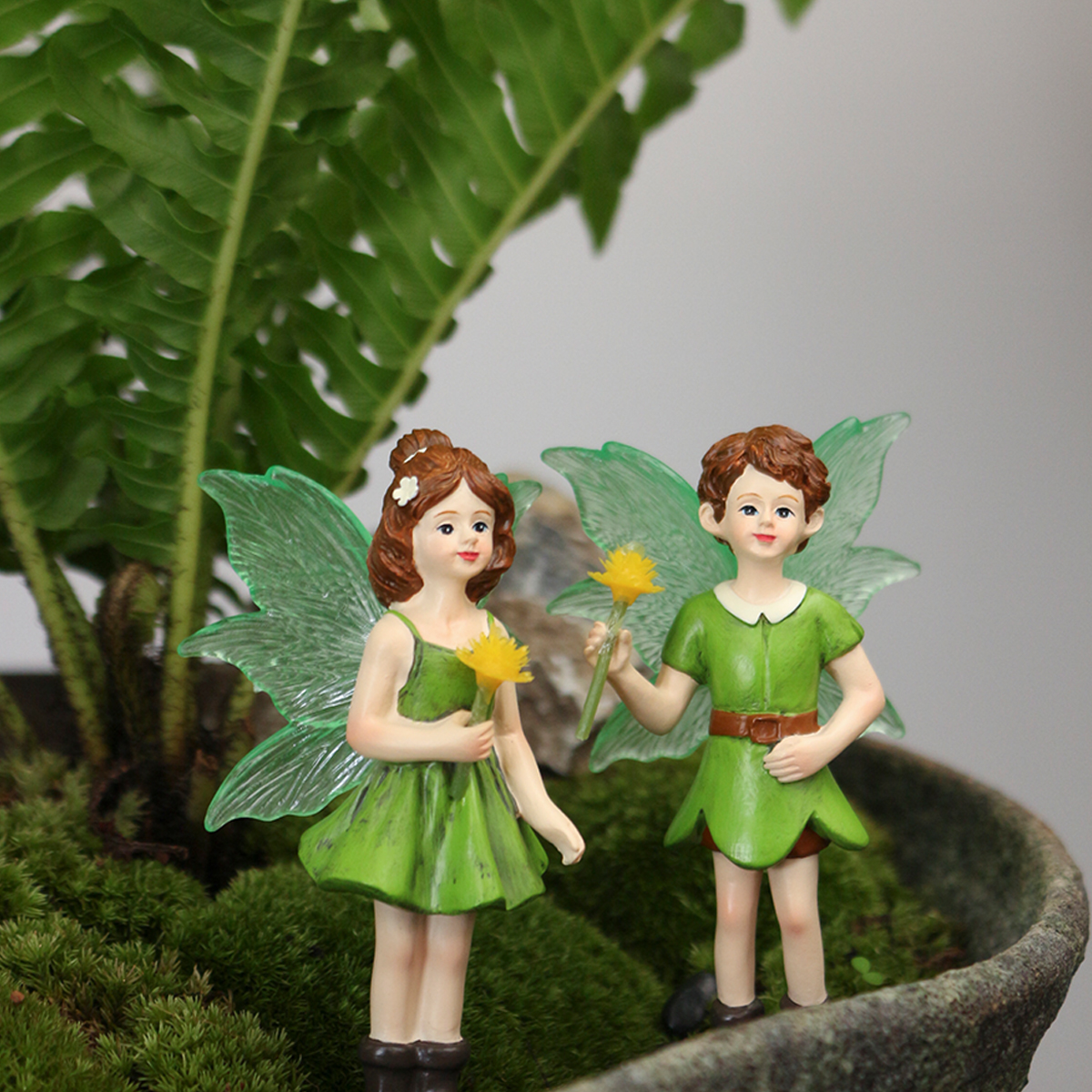 2pcs Spring Green Fluorescent  - Bonsai Garden World avaliação e preço