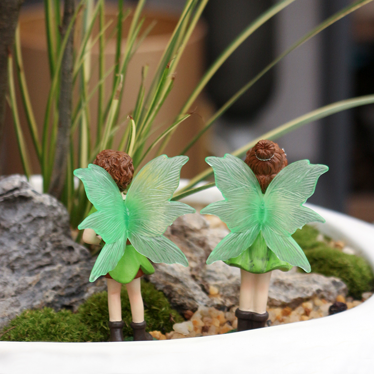 2pcs Spring Green Fluorescent  - Bonsai Garden World avaliação e preço