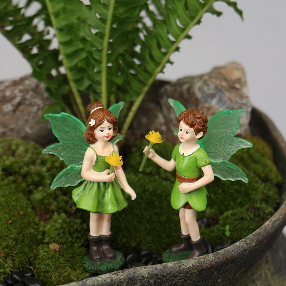 2pcs Spring Green Fluorescent  - Bonsai Garden World avaliação e preço