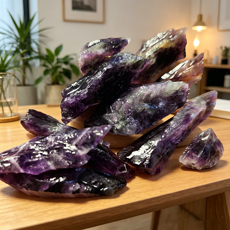 Natural Amethyst Stone for Jew - Bonsai Rock Garden avaliação e preço