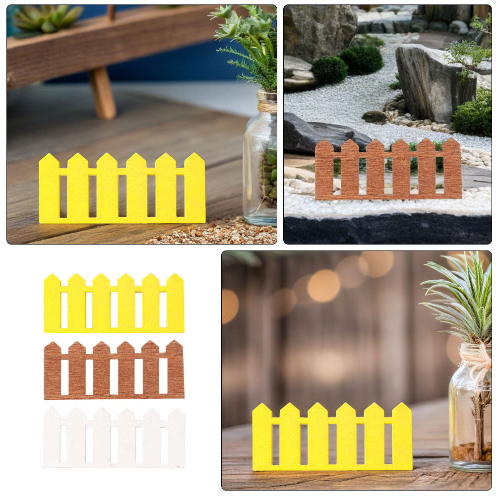 30Pcs Mini Wood Picket Fence M - Bonsai Garden Set Up avaliação e preço