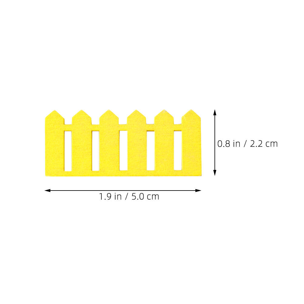 30Pcs Mini Wood Picket Fence M - Bonsai Garden Set Up avaliação e preço