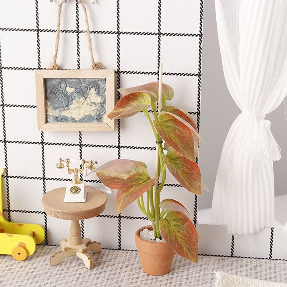 Creative 1:12 Dollhouse Plant  - Bonsai Garden House avaliação e preço