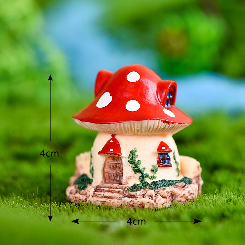 1PC Kawaii Garden Mini Mushroo - Bonsai Garden House avaliação e preço