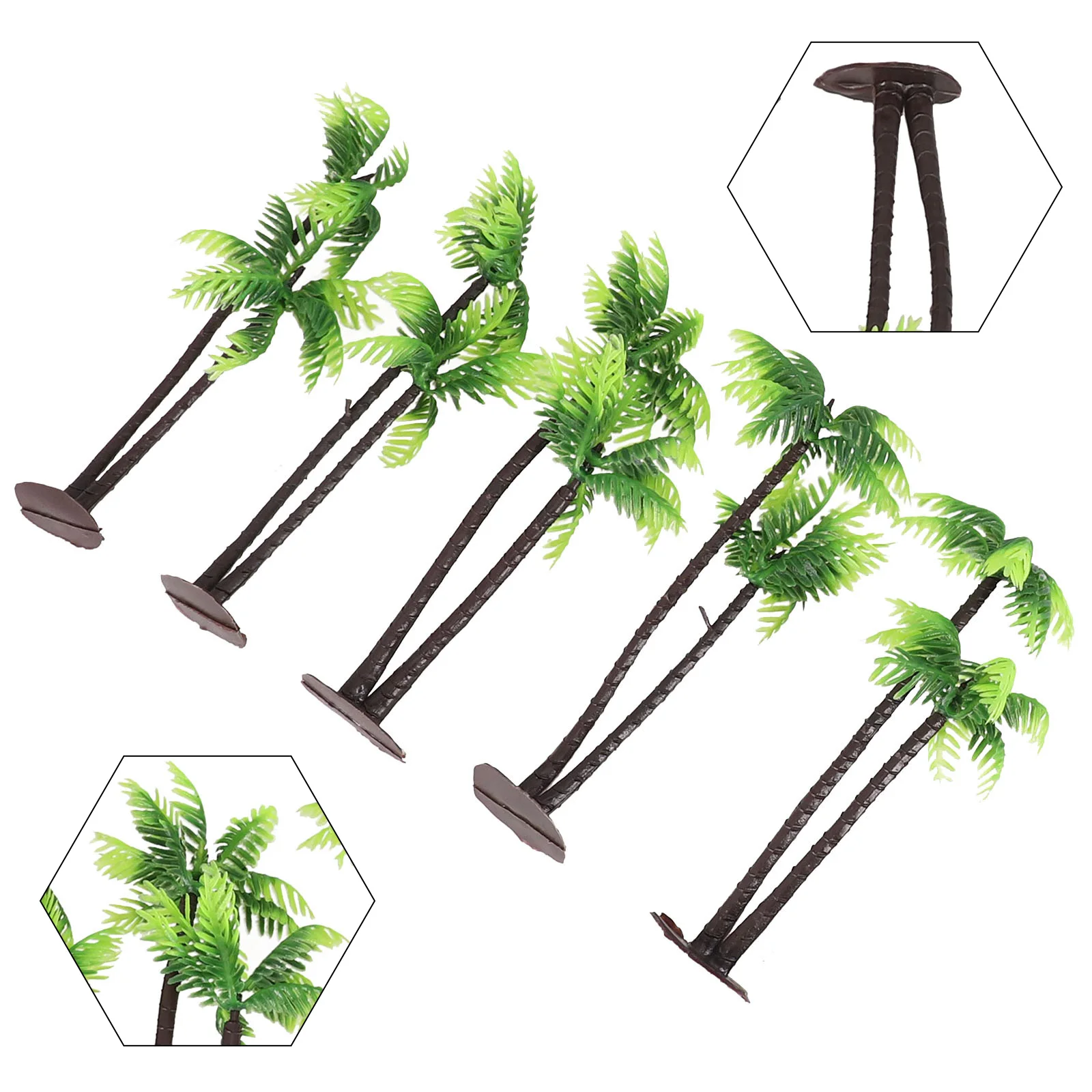 Plastic Coconut Palm Tree For  - Bonsai Garden Set Up avaliação e preço