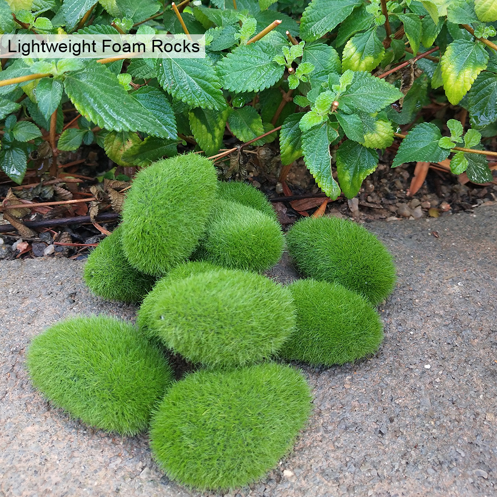 30pcs Green Artificial Moss Ro - Bonsai Rock Garden avaliação e preço