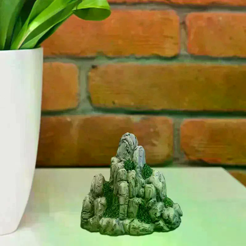 Mini Mountain Miniature Fake S - Bonsai Rock Garden avaliação e preço