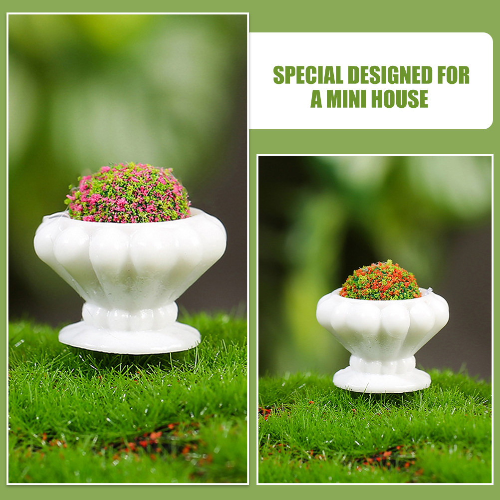 10Pcs Simulated Miniature Bons - Bonsai Garden House avaliação e preço