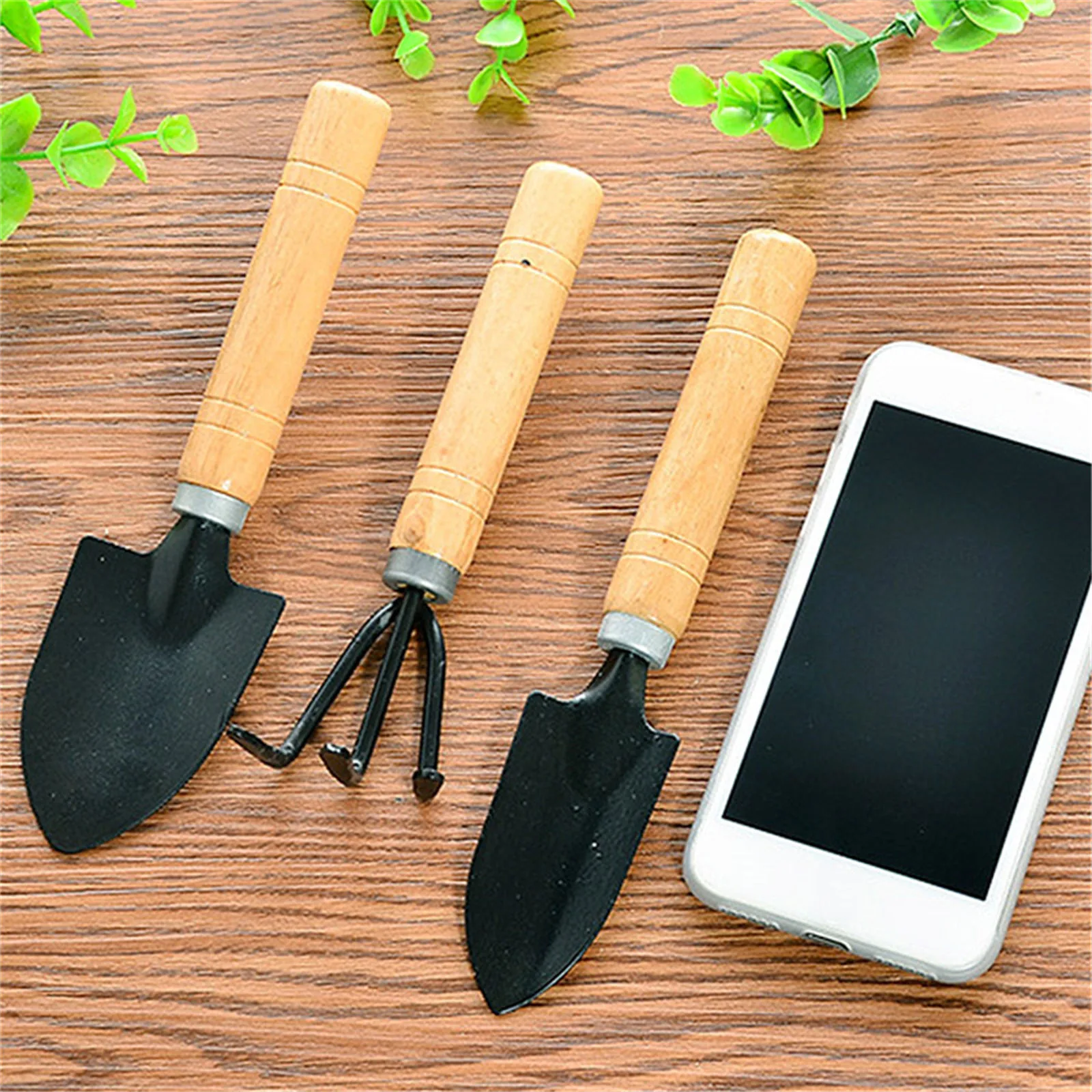 3-Piece Mini Garden Tools Set, - Bonsai Tool Set avaliação e preço