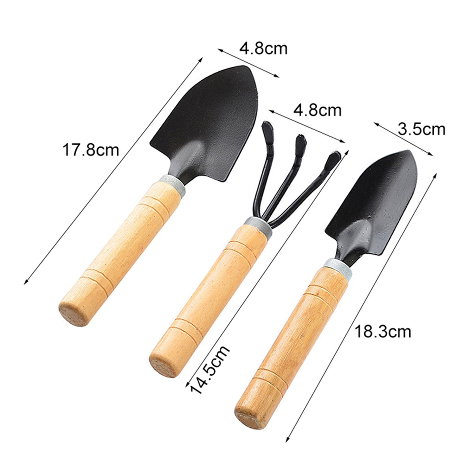 3-Piece Mini Garden Tools Set, - Bonsai Tool Set avaliação e preço