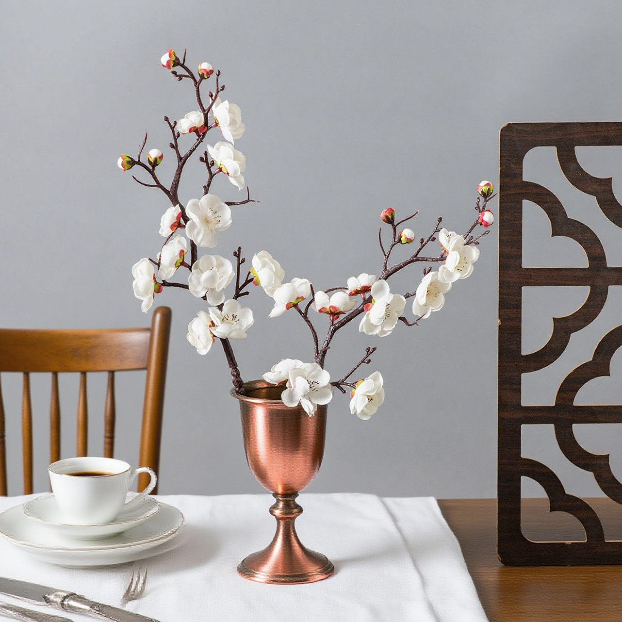Silk Artificial Flower Plum Bl - Bonsai Garden Festival avaliação e preço