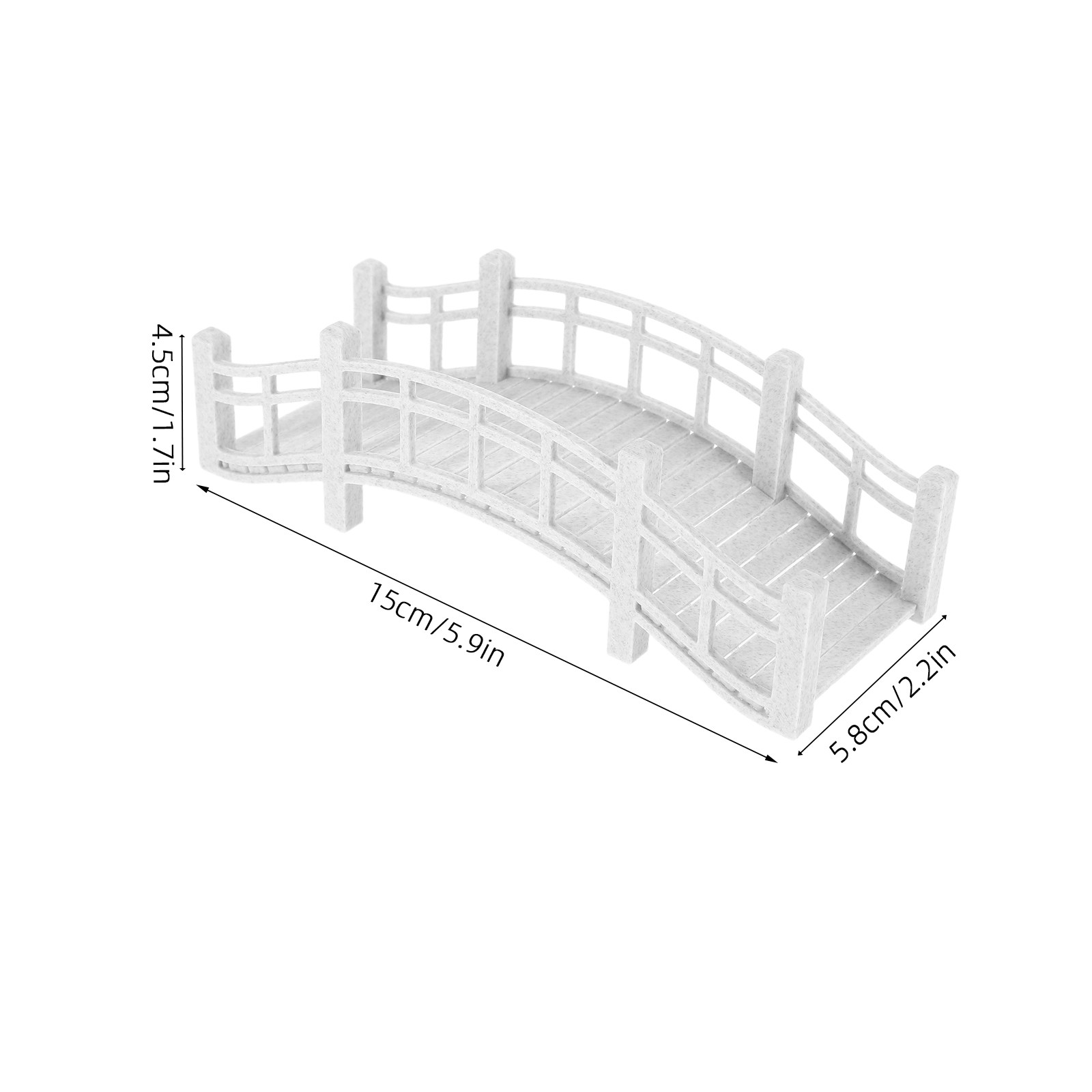 Miniature Bridge for Terrarium - Bonsai Garden Set Up avaliação e preço