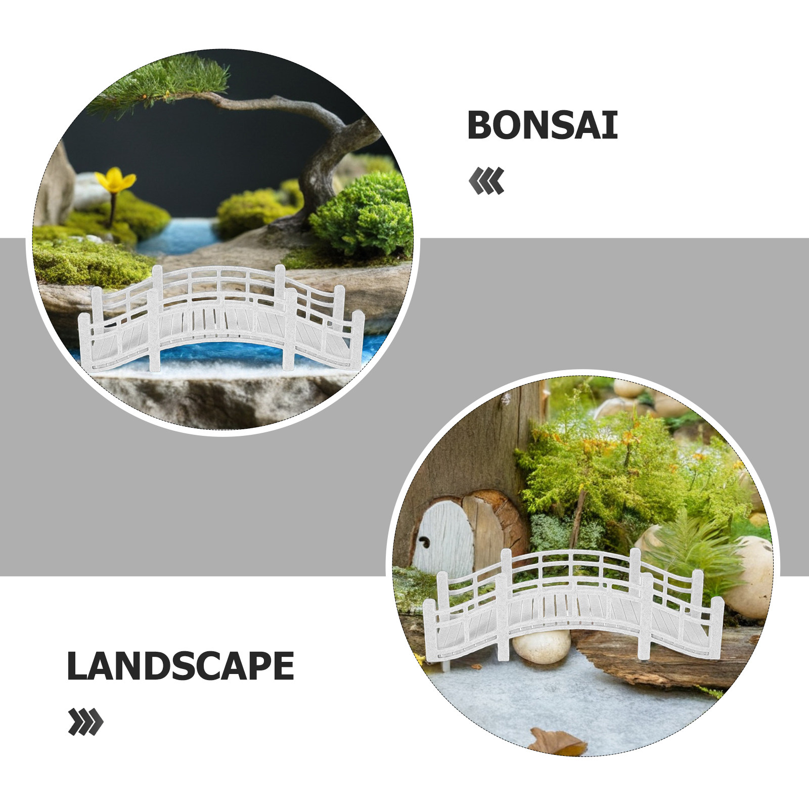 Miniature Bridge for Terrarium - Bonsai Garden Set Up avaliação e preço