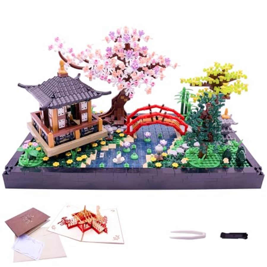 Micro Building Blocks Sets Chi - Bonsai Zen Garden Lego avaliação e preço