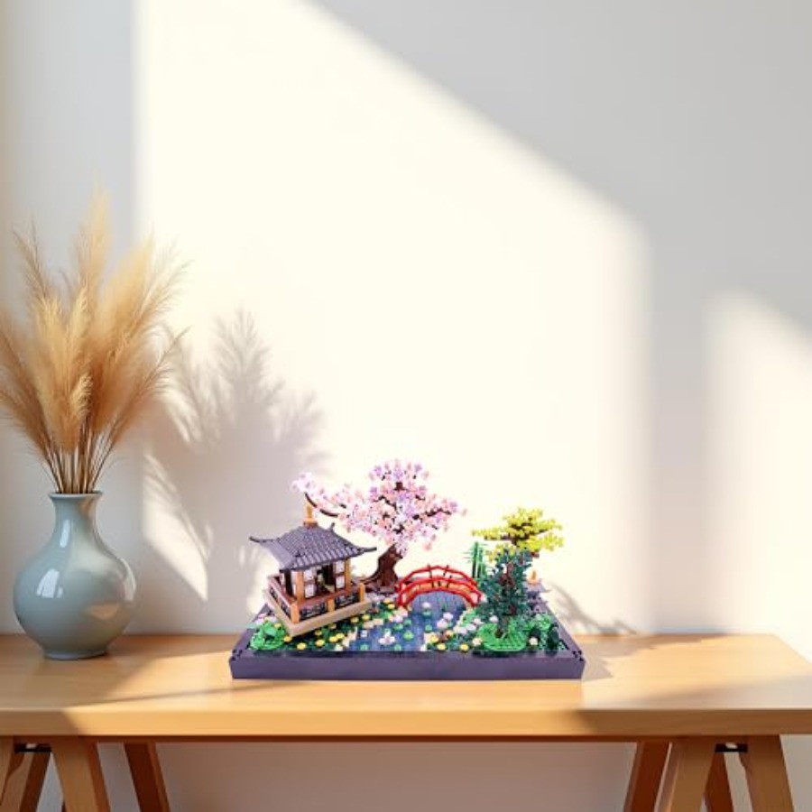 Micro Building Blocks Sets Chi - Bonsai Zen Garden Lego avaliação e preço