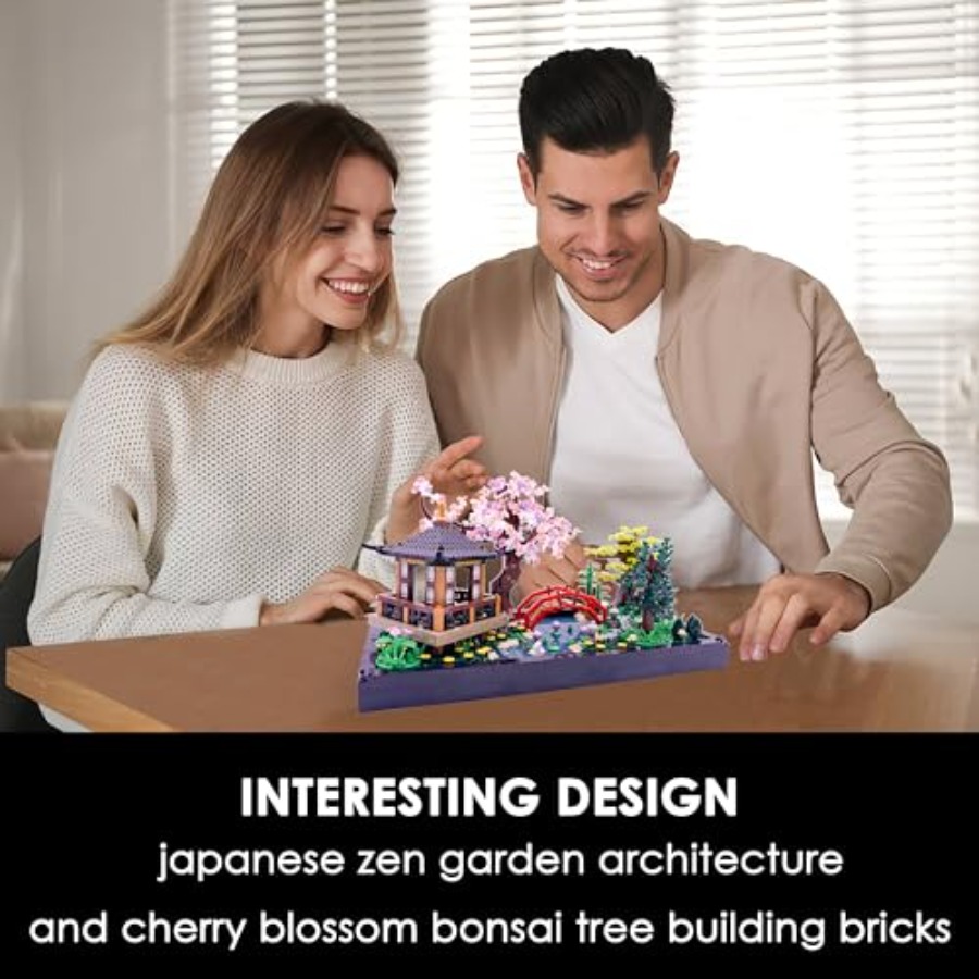 Micro Building Blocks Sets Chi - Bonsai Zen Garden Lego avaliação e preço
