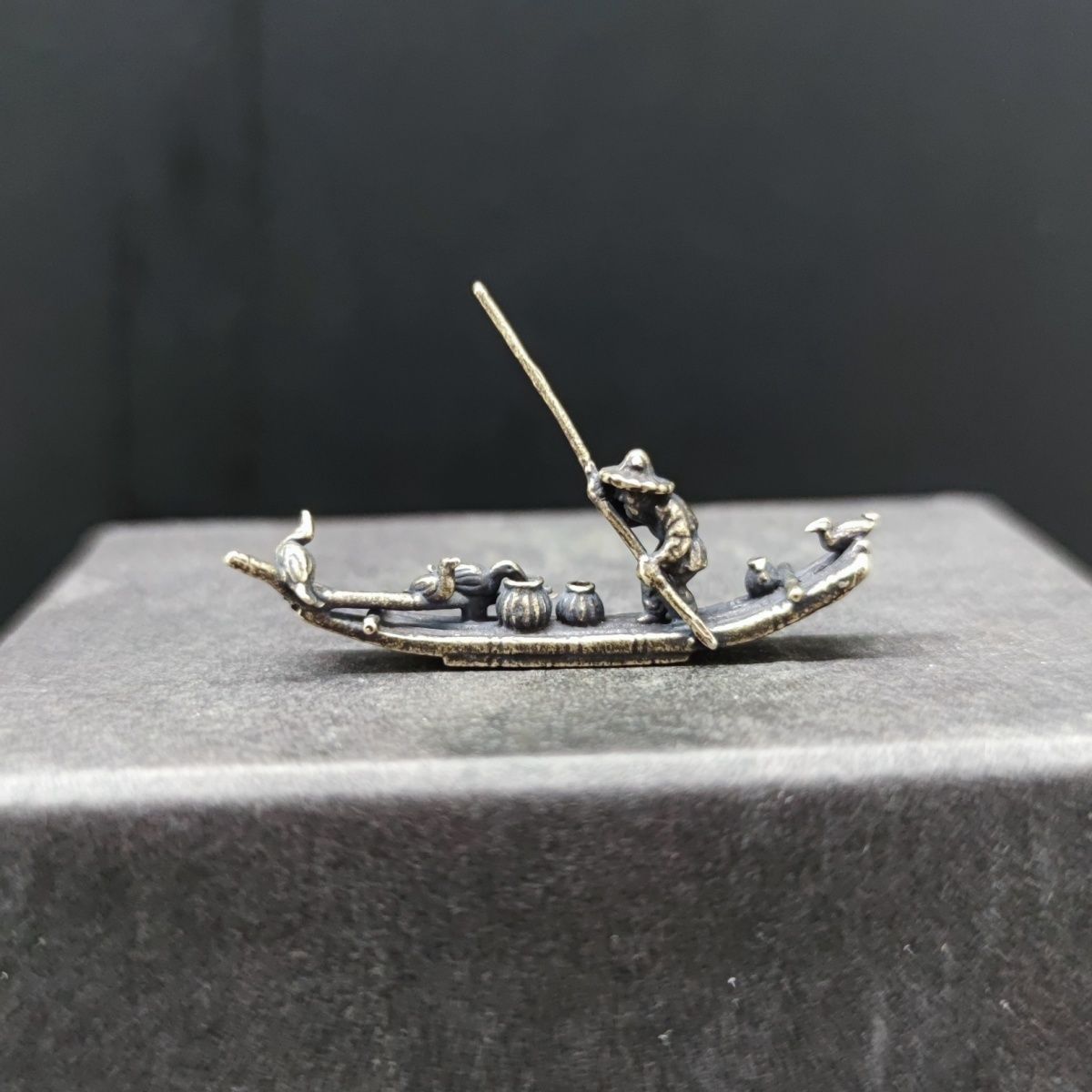 Ancient Style Raft Pure Brass  - Bonsai Rock Garden avaliação e preço