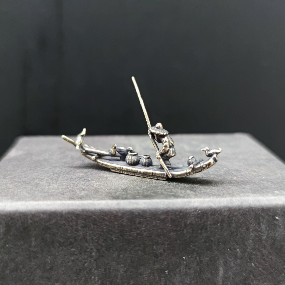 Ancient Style Raft Pure Brass  - Bonsai Rock Garden avaliação e preço