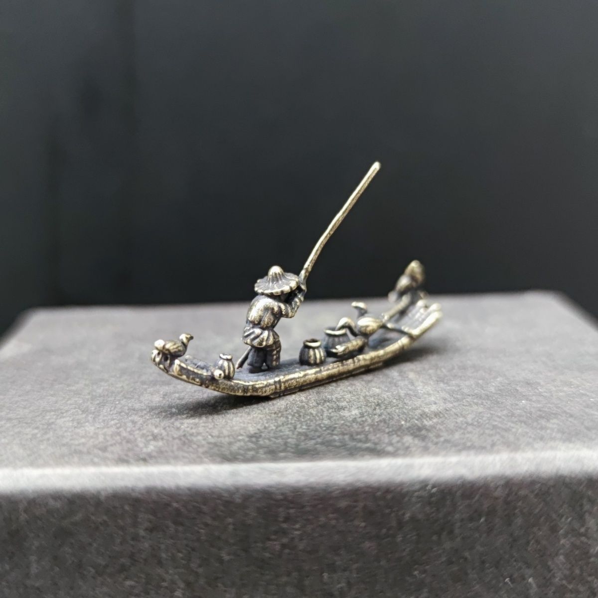 Ancient Style Raft Pure Brass  - Bonsai Rock Garden avaliação e preço