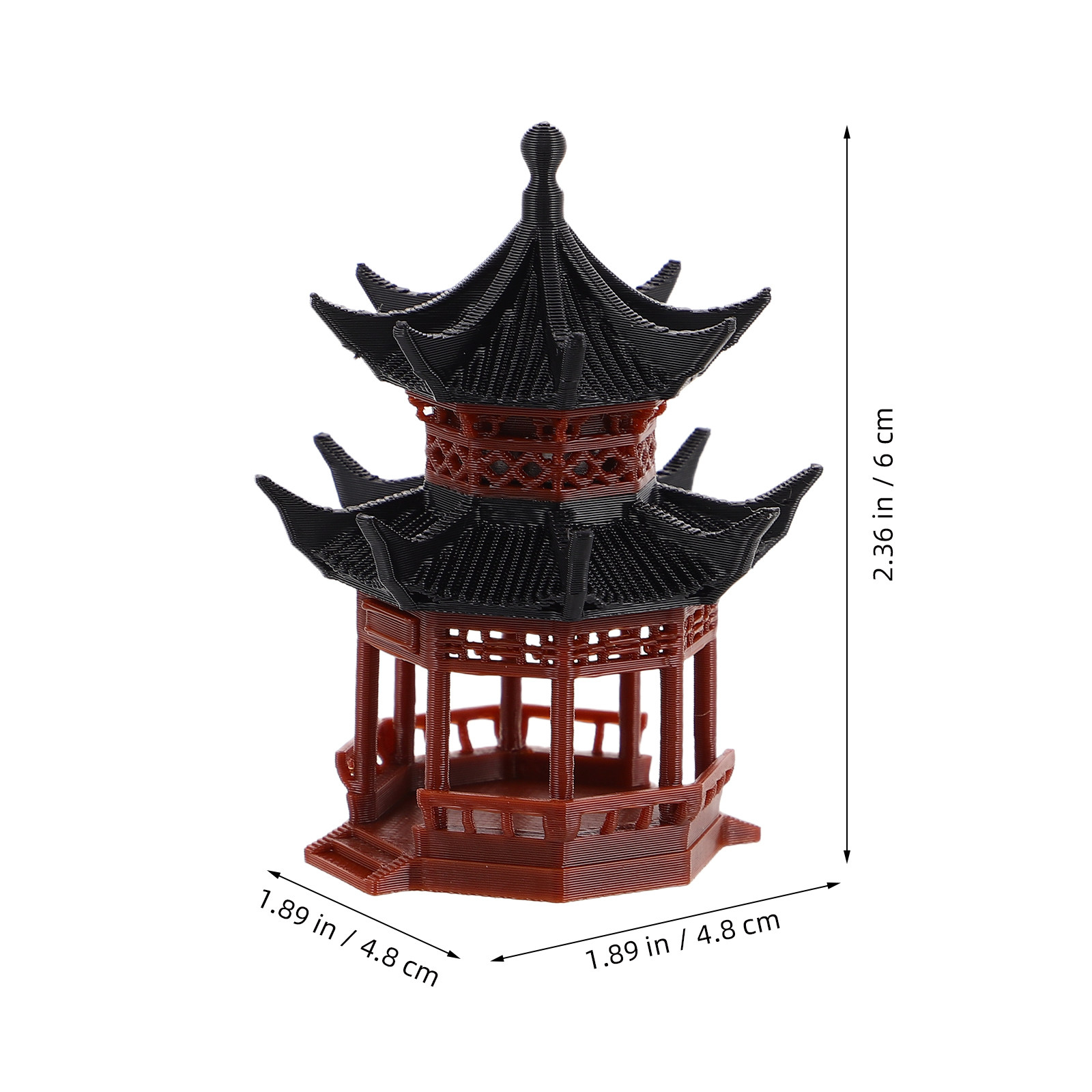 Unique Miniature Asian Pagoda  - Bonsai Garden Set Up avaliação e preço
