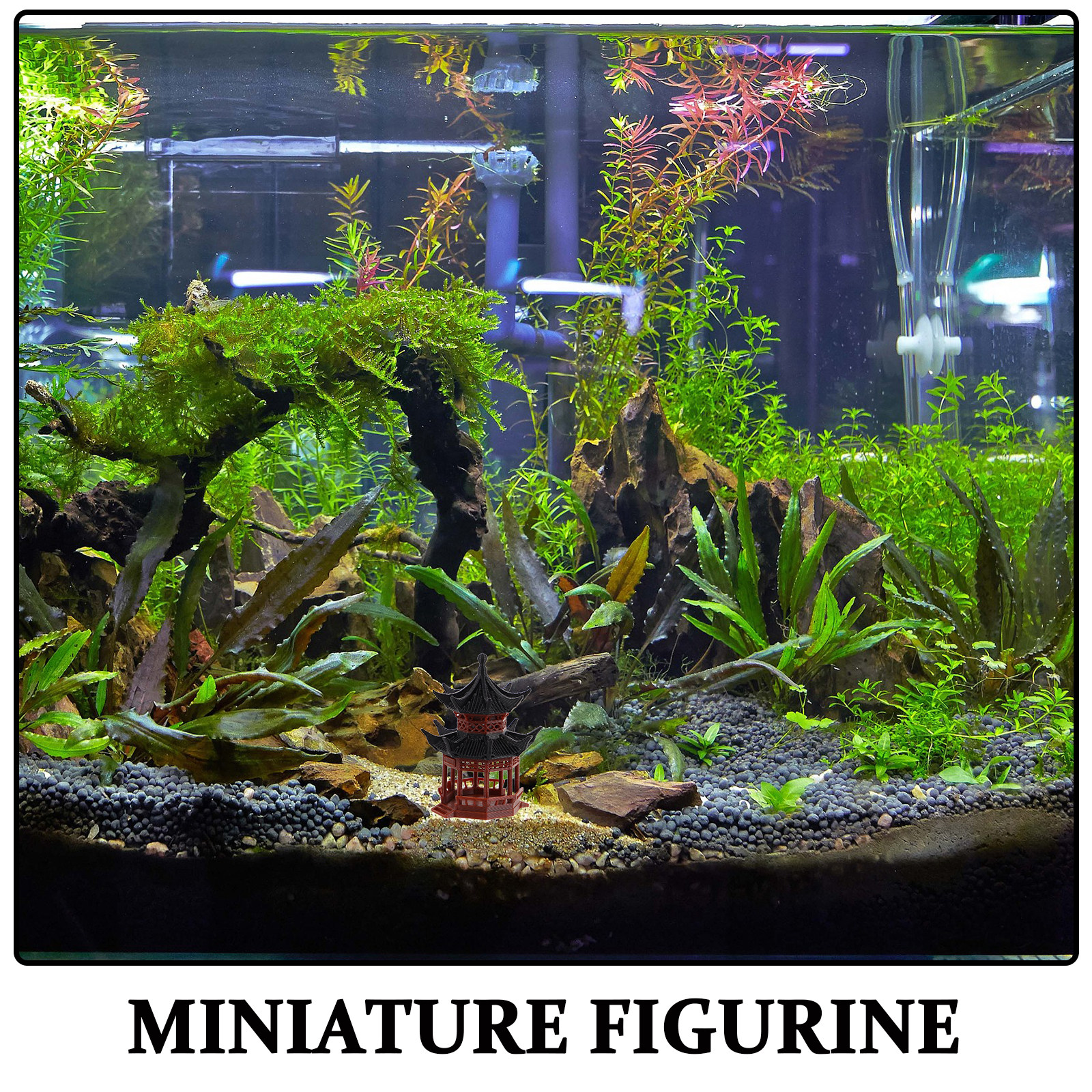 Unique Miniature Asian Pagoda  - Bonsai Garden Set Up avaliação e preço
